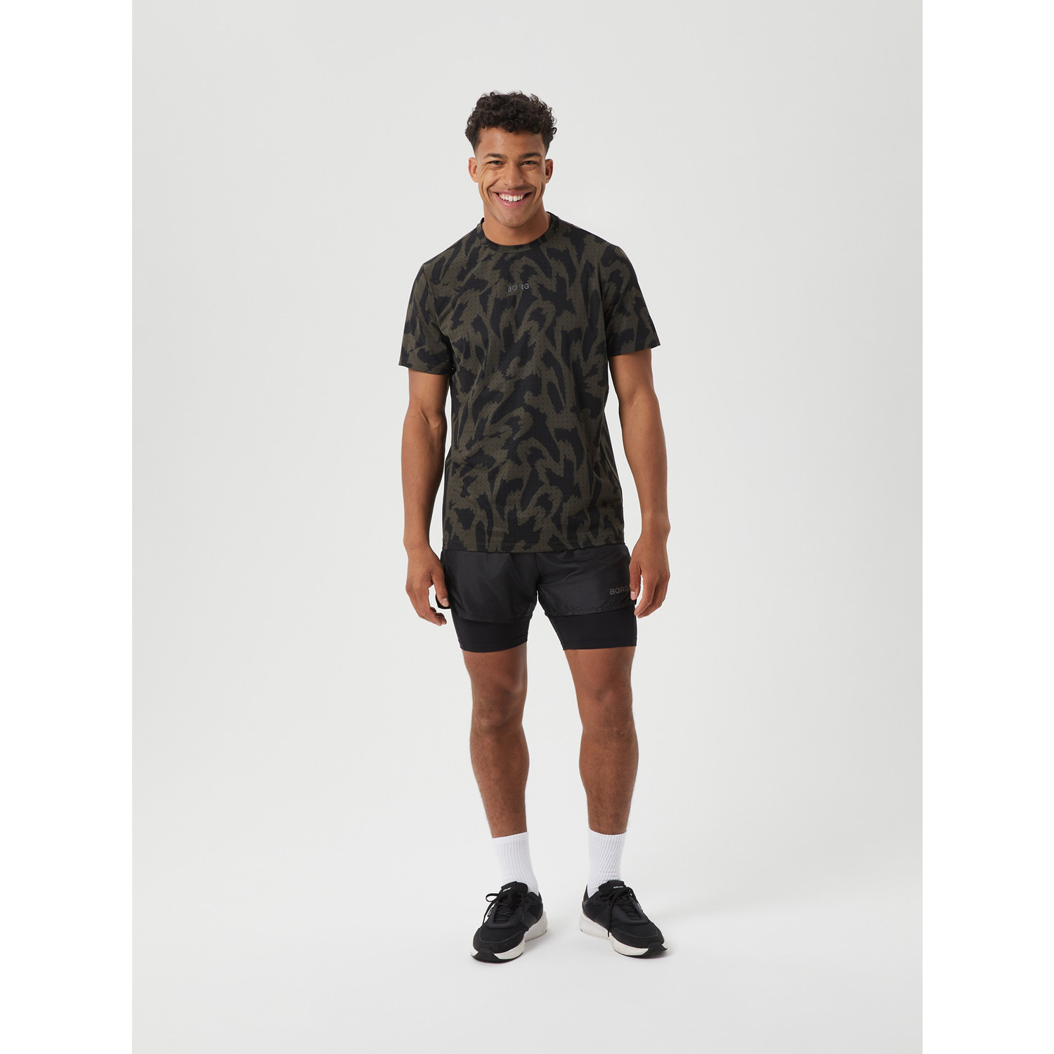 Björn Borg Borg Running Perforated T-Shirt Heren
