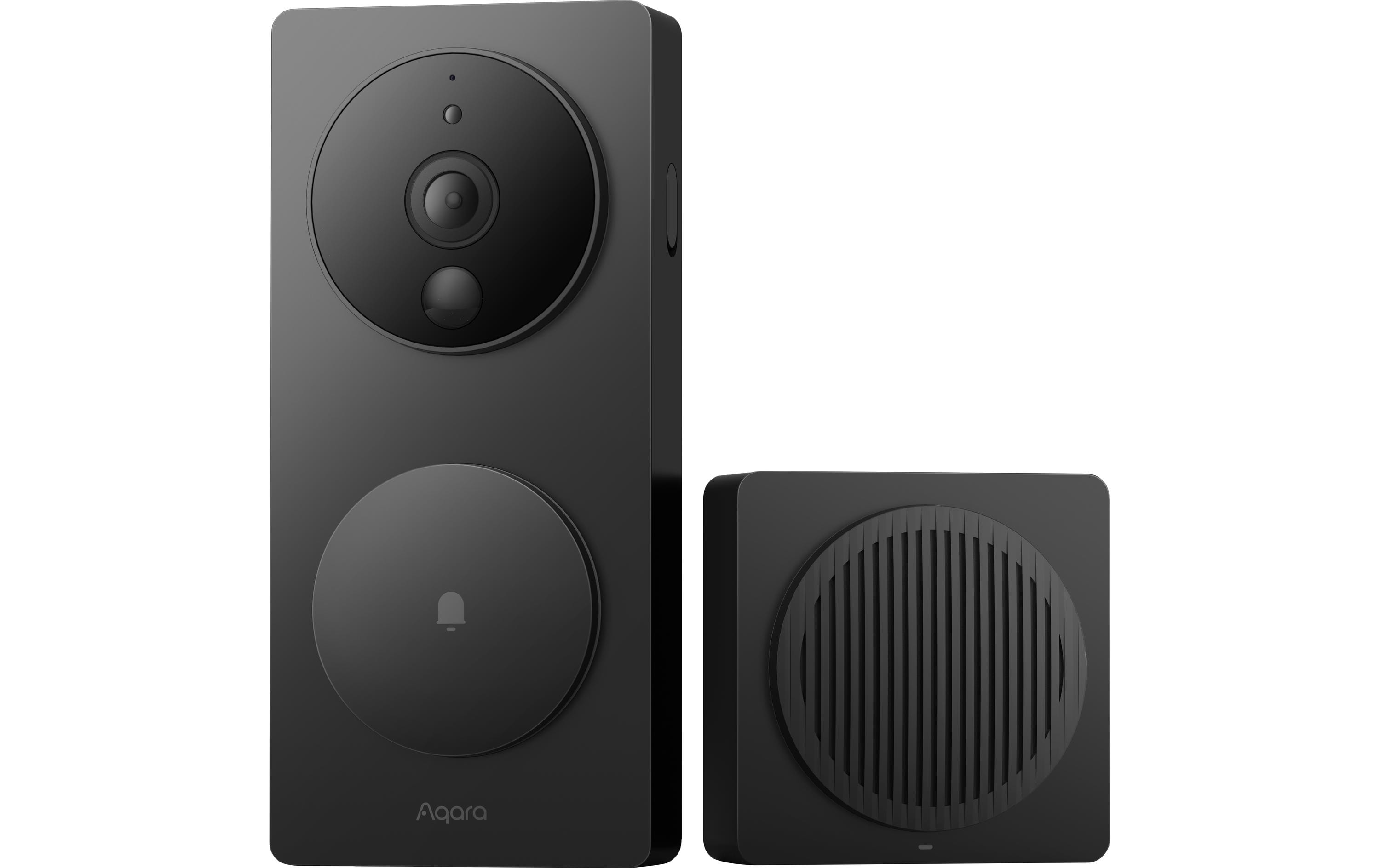 Intelligente Video-Türklingel G4 schwarz<br>Smarte Gegensprechanlage mit HD-Kamera