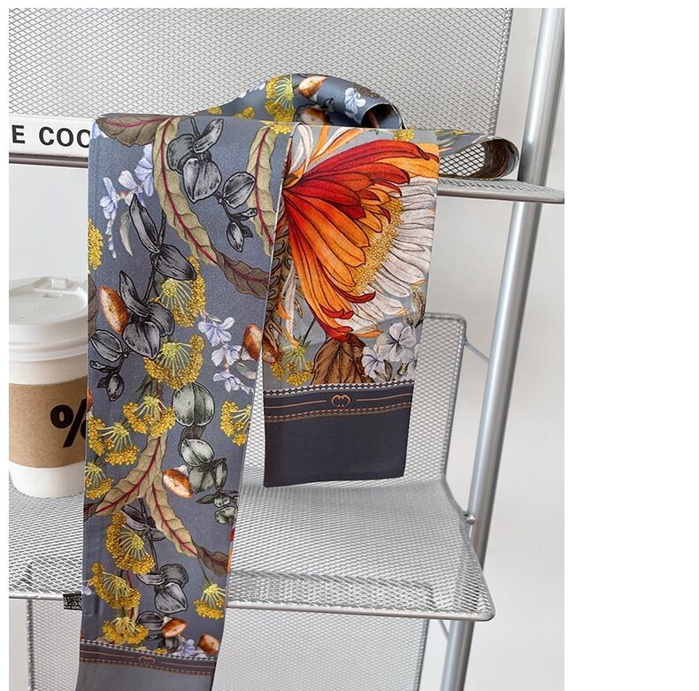 SOCOOL - Zijden sjaal met print (diverse designs)