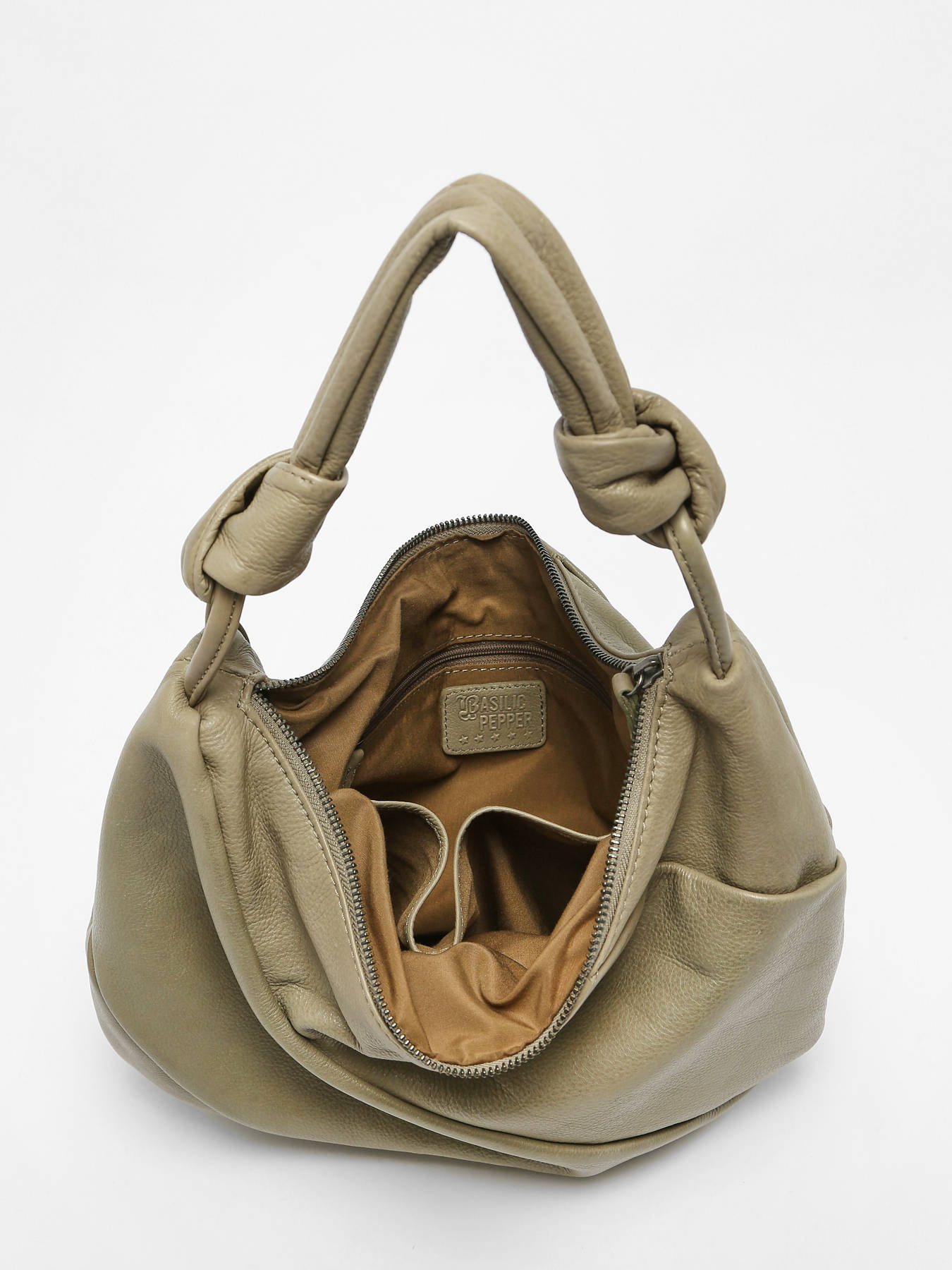 Sac bandoulire Stockholm cuir BASILIC PEPPER