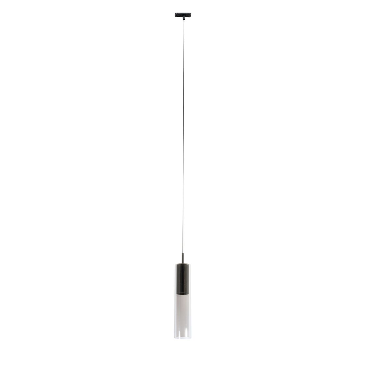 Moderne hanglamp zwart voor railsysteem 1-fase - Iconic Lloyd