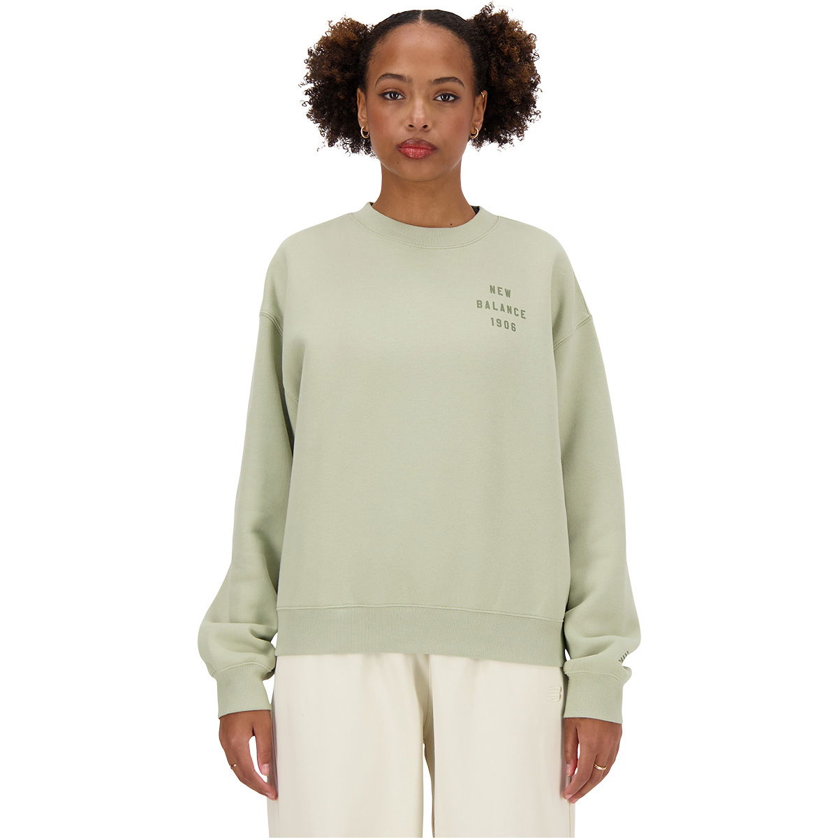 New Balance Iconic Collegiate Crew Sweatshirt Dame