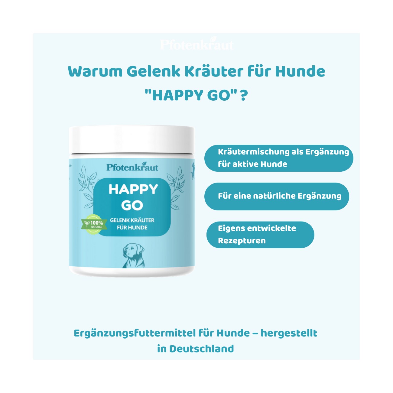 Pfotenkraut Gelenk Kräuter HAPPY-GO 200g