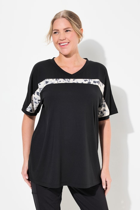 Funktionsshirt, V-Ausschnitt, Halbarm, recycelt