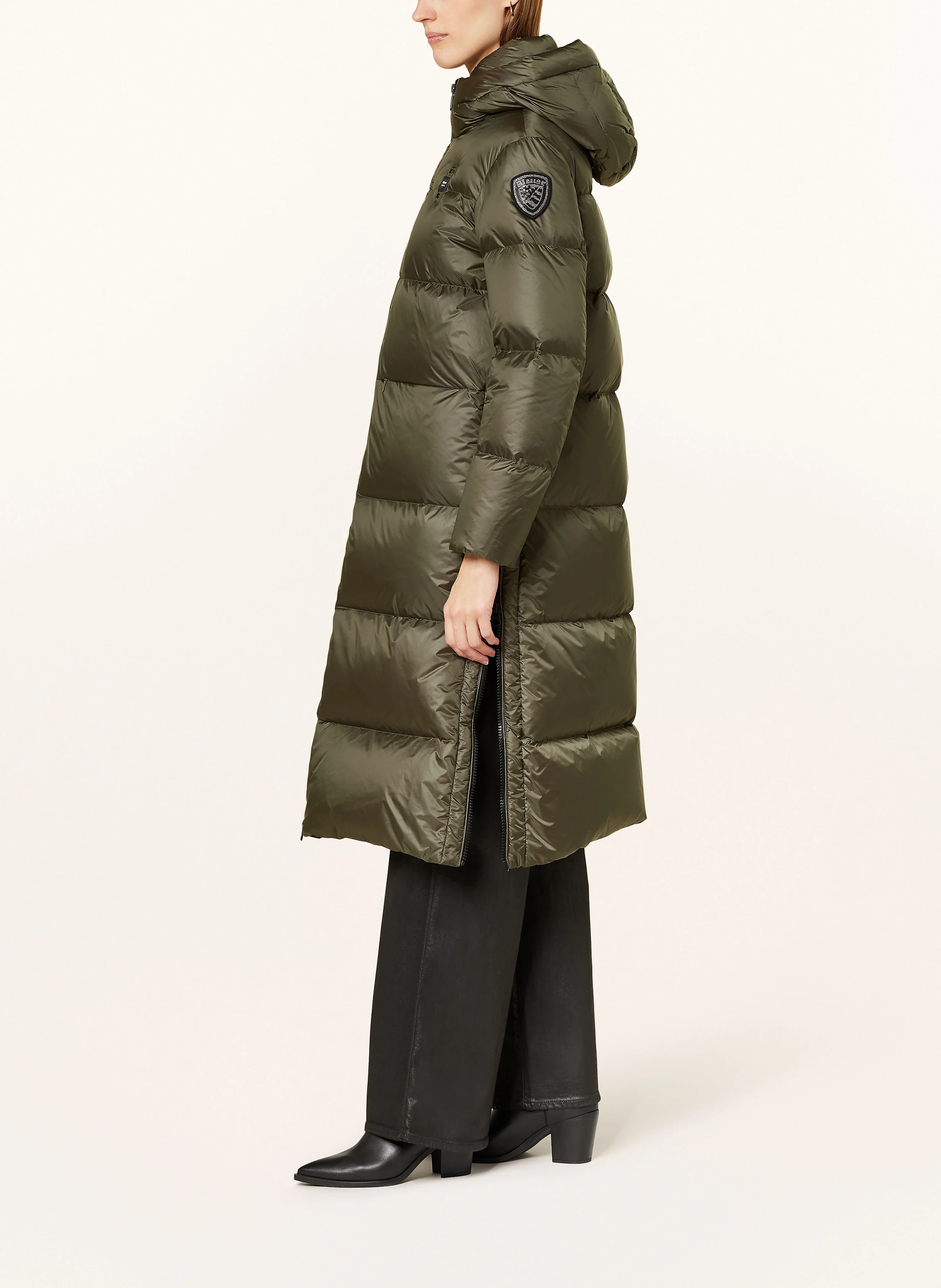 Blauer Daunenmantel CELIA