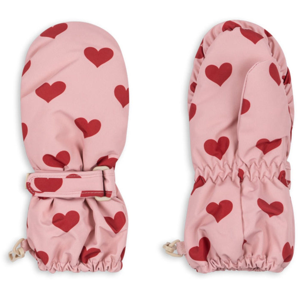 Køb Konges Sløjd Amour Pink Nohr Snow Vanter Print