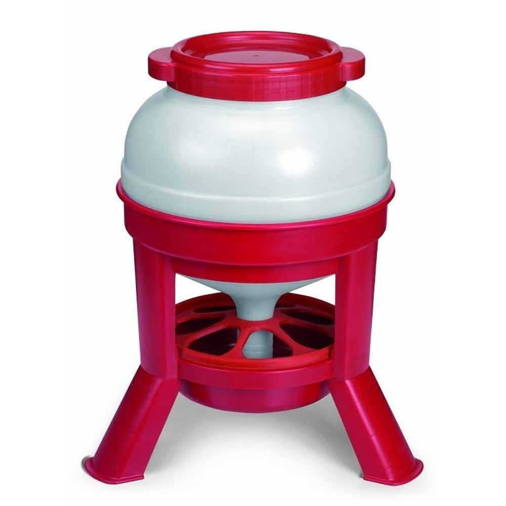 Mangeoire pour volailles sur pieds, 20l