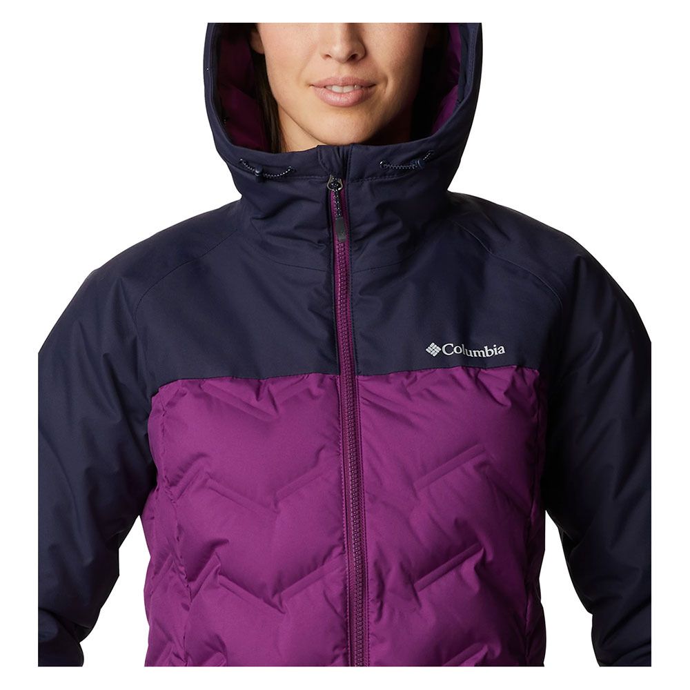 Columbia GRAND TREK - Doudoune Femme plum/dark nocturnal