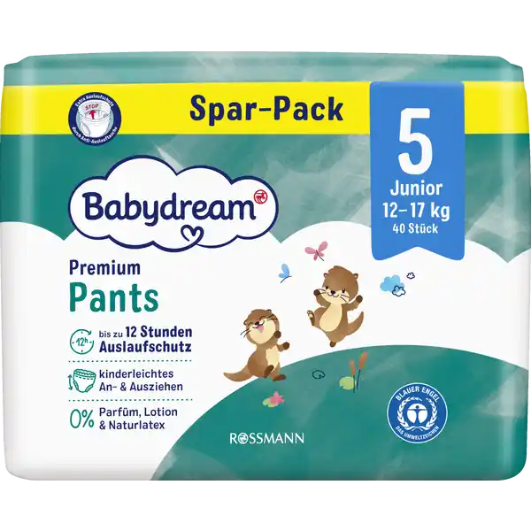 Premium Pants Gr. 5 Junior Jumbo, 40 Stück, 12-17 kg