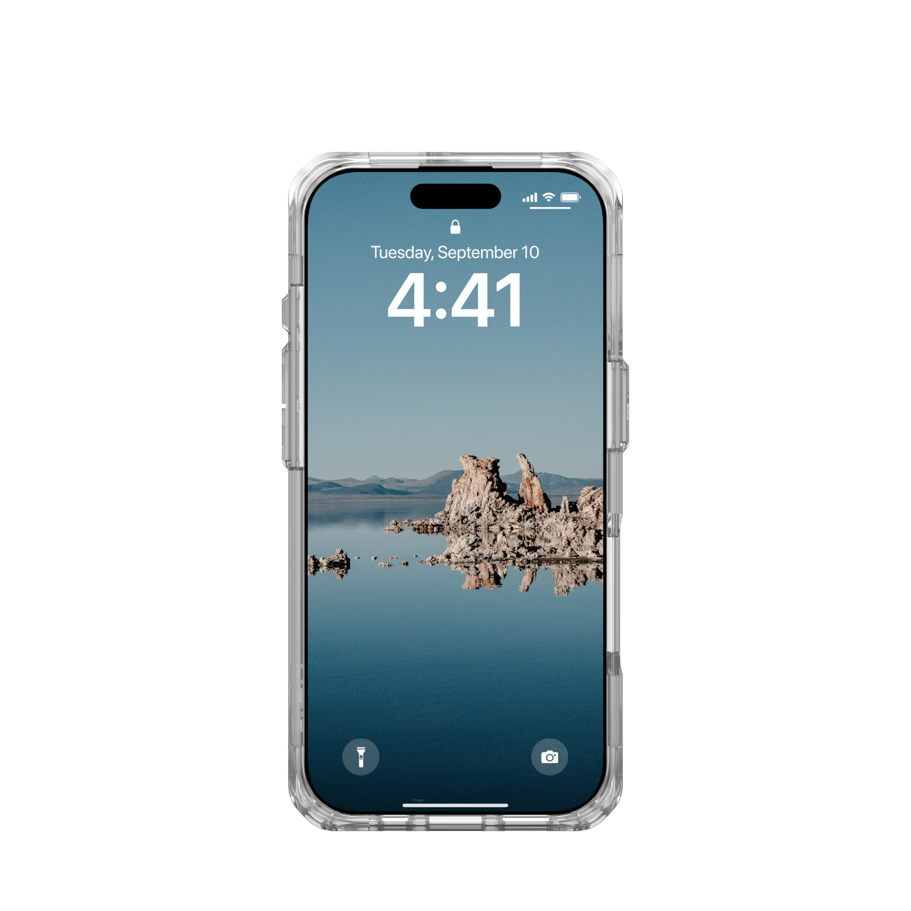 iPhone 16 Pro MagSafe Hybrid Schutzhülle Plyo (114480114341) - Transparent (Ice)