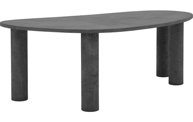 Bogard eettafel organisch | Basalt 290 cm