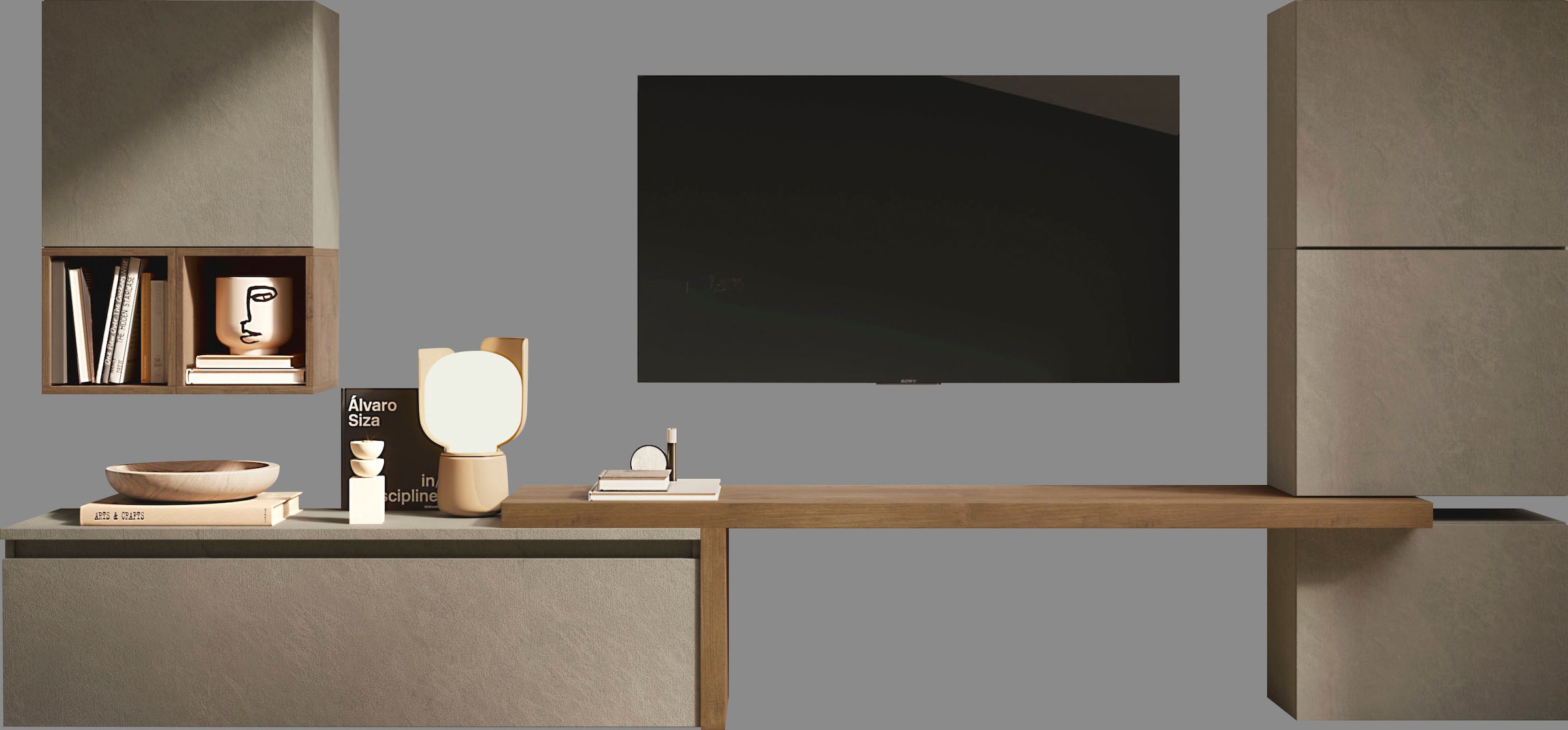 INOSIGN Wohnwand »Infinity, 7tlg. Breite 290 cm, Höhe variabel, Schrankwand, Anbauwand« 7 Stk. tlg.