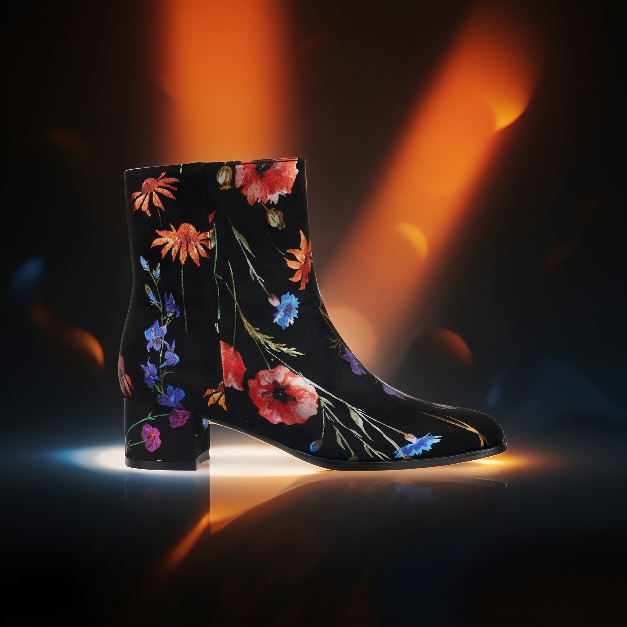 Velour Flora Lady Boot