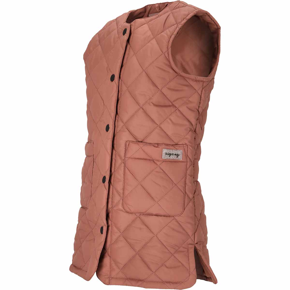 ZigZag Maggie Long Quiltet Vest Børn