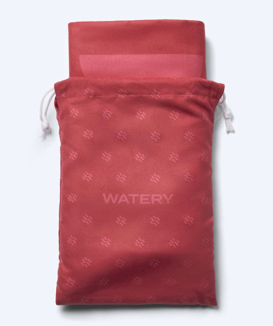 Watery microfiber håndklæde (160 x 80 cm) - Rafferty - Rød