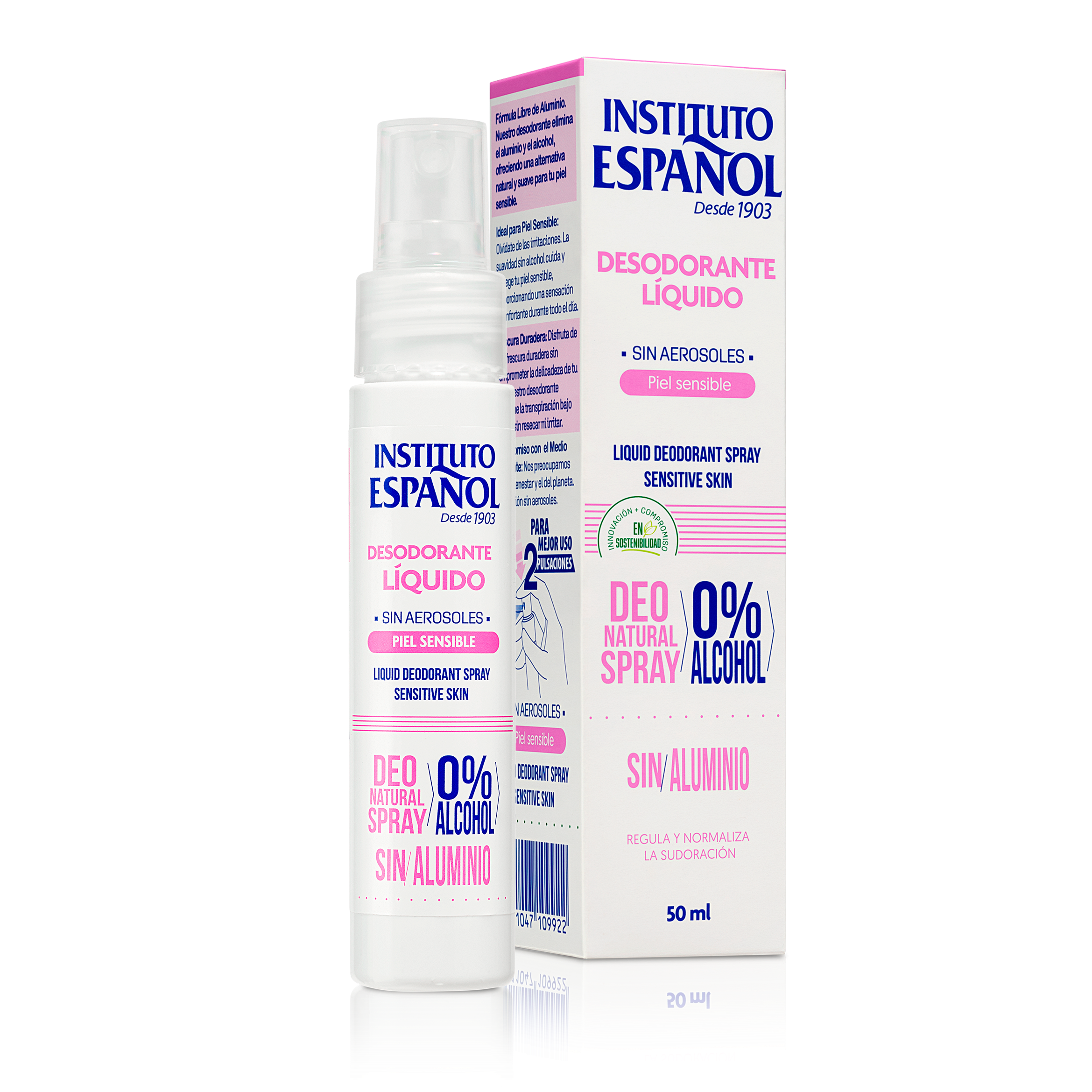 Desodorante Spray Piel Sensible Desodorantes en spray