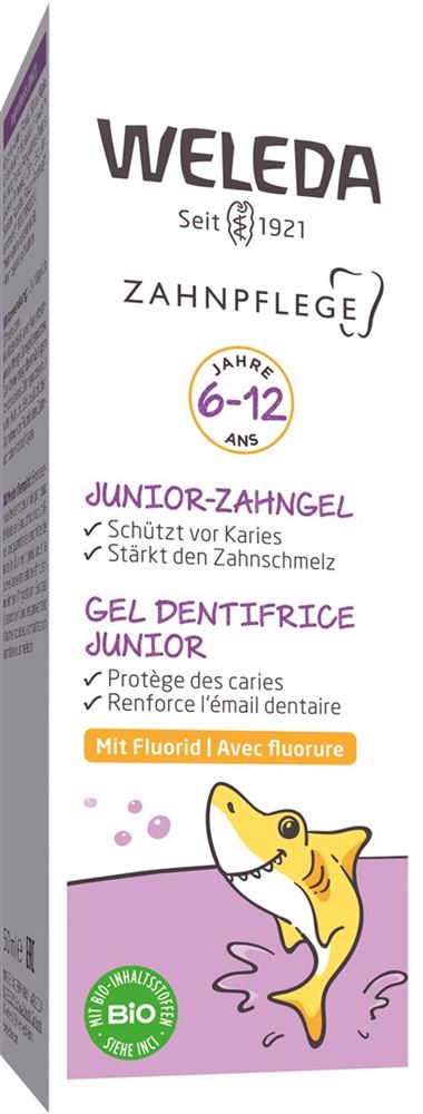 Weleda Zahngel Gel Junior mit Fluorid Tb 50 ml