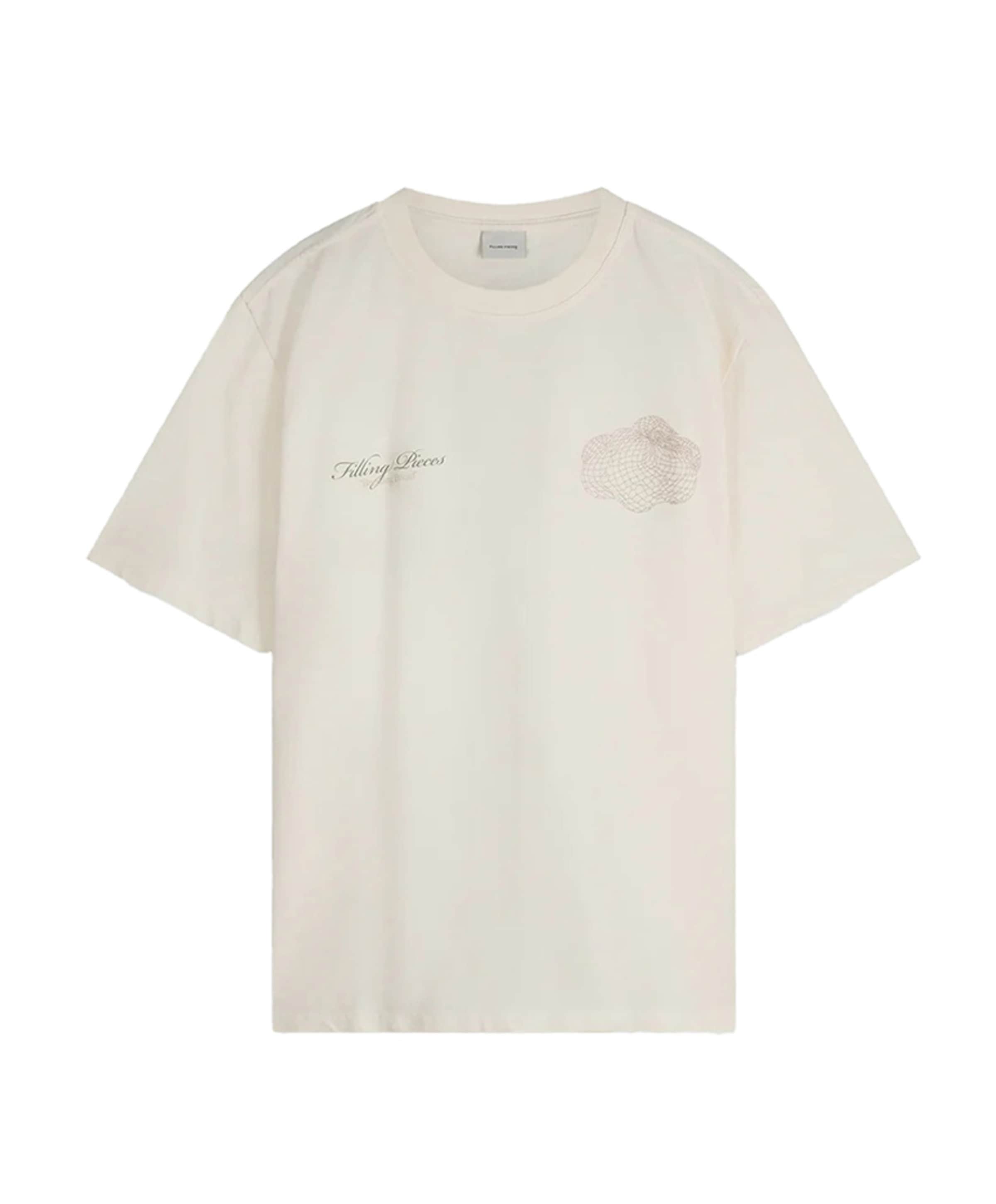 Filling Pieces Heren T-shirt ecru