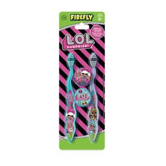 Firefly Toothbrush LOL cap 2pk