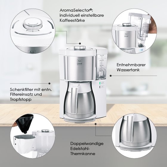 LOOK® Therm Perfection|Filterkaffeemaschine Weiß