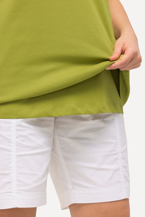 Shirt, doppellagige Vorderseite, Slim, Rundhals, Halbarm