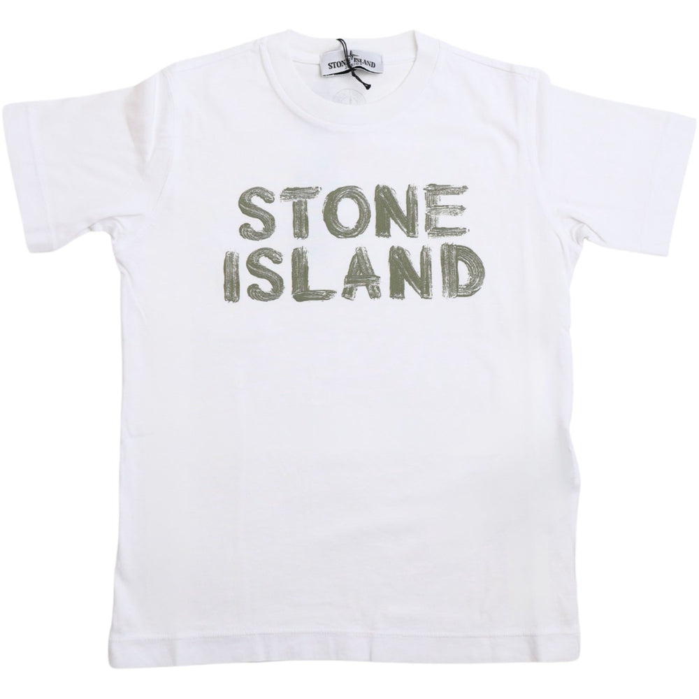 Køb Stone Island White Ss T-Shirt