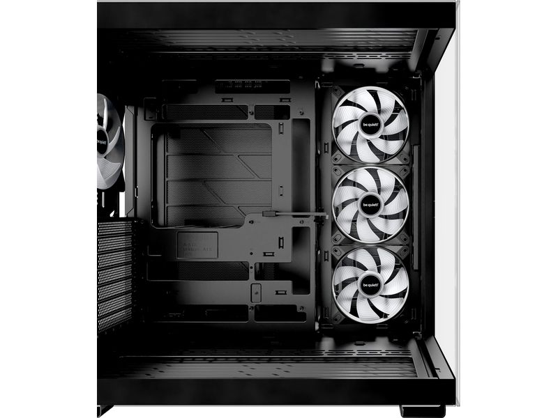 be quiet! PC-Gehäuse Light Base 600 LX Schwarz Vielseitig einsetzbarer Midi-Tower mit Sichtfenster