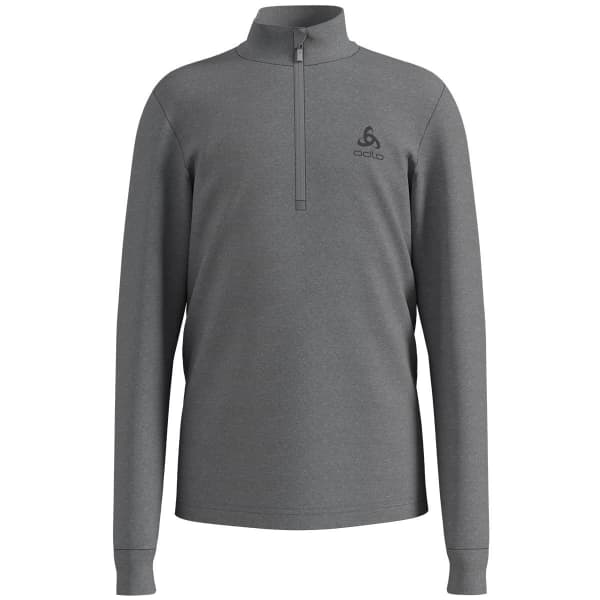 Sweat polaire randonnée ODLO PULL CARVE KIDS WARM GREY MELANGE/CONCRETE GREY