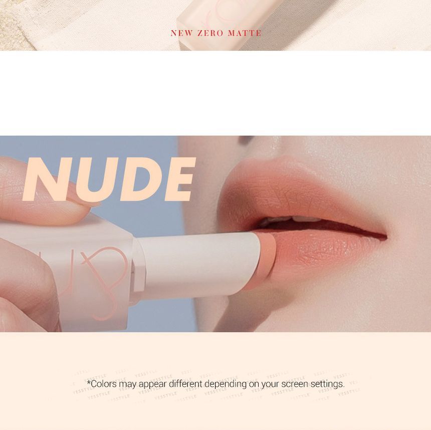romand - Zero Matte Lipstick NIEUW - 20 kleuren