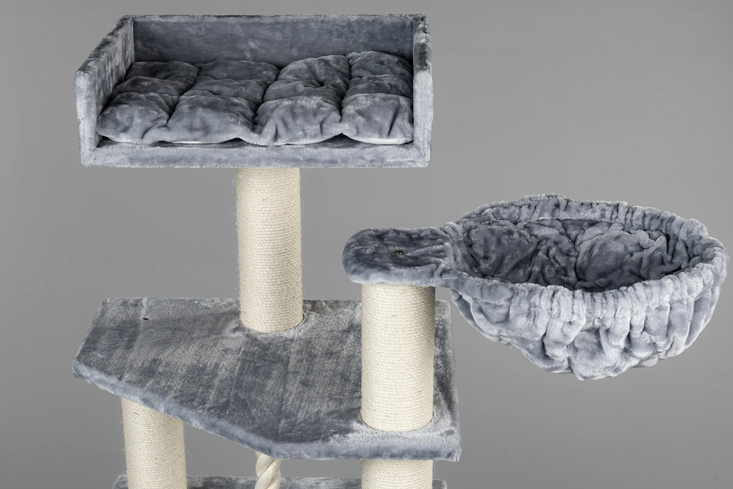 Arranhador Cat Relax para gatos, cor cinza
