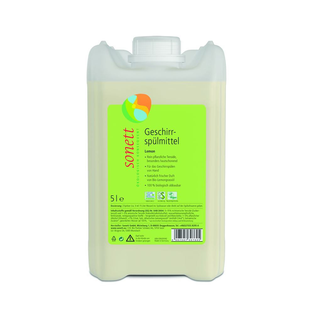SONETT Geschirrspülmittel Lemon Kanister 5 lt