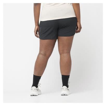 Short Femme Salomon Cross Run 5in Noir