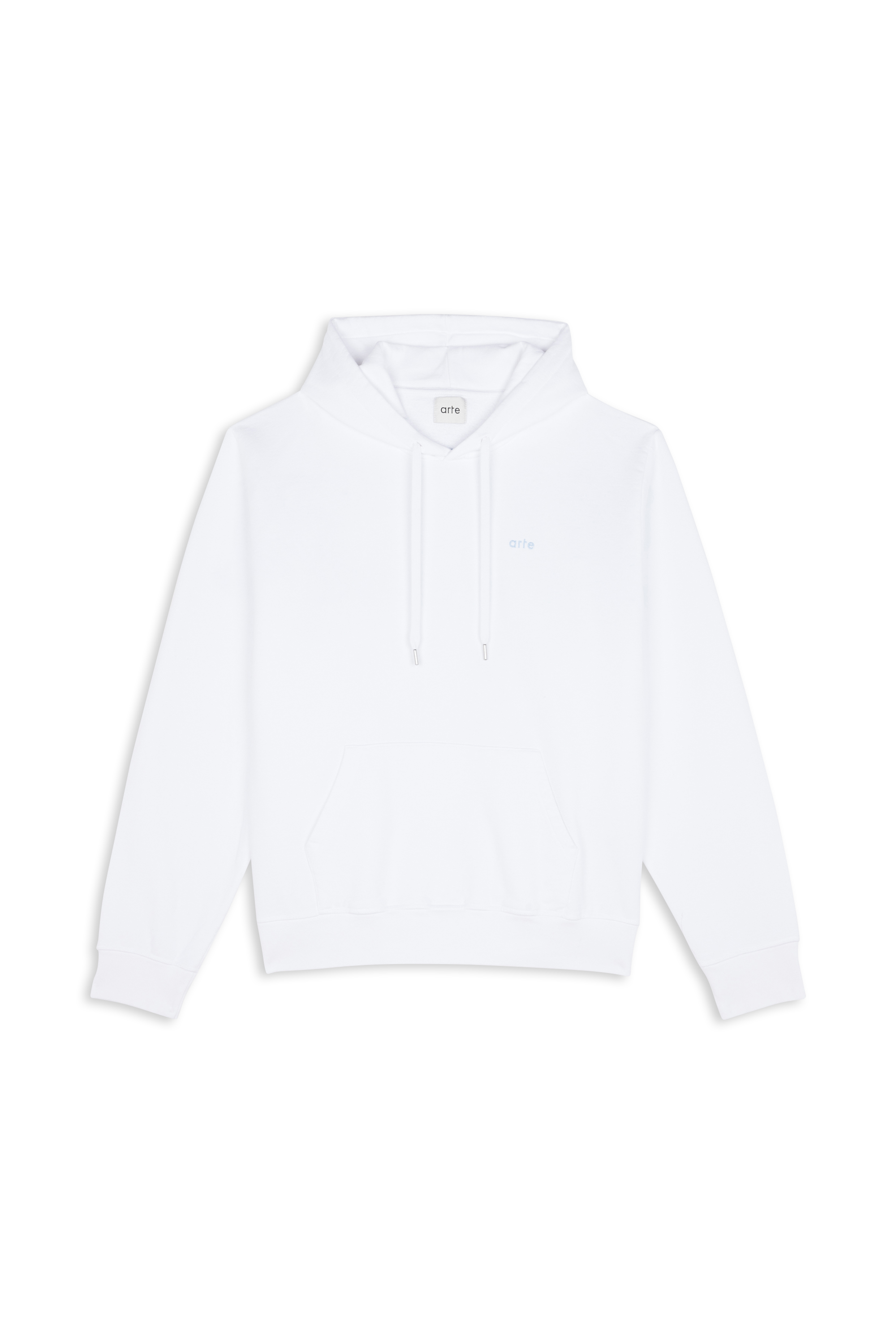 ARTE ANTWERP Hoodie Hank Back Multi Runner Blanc