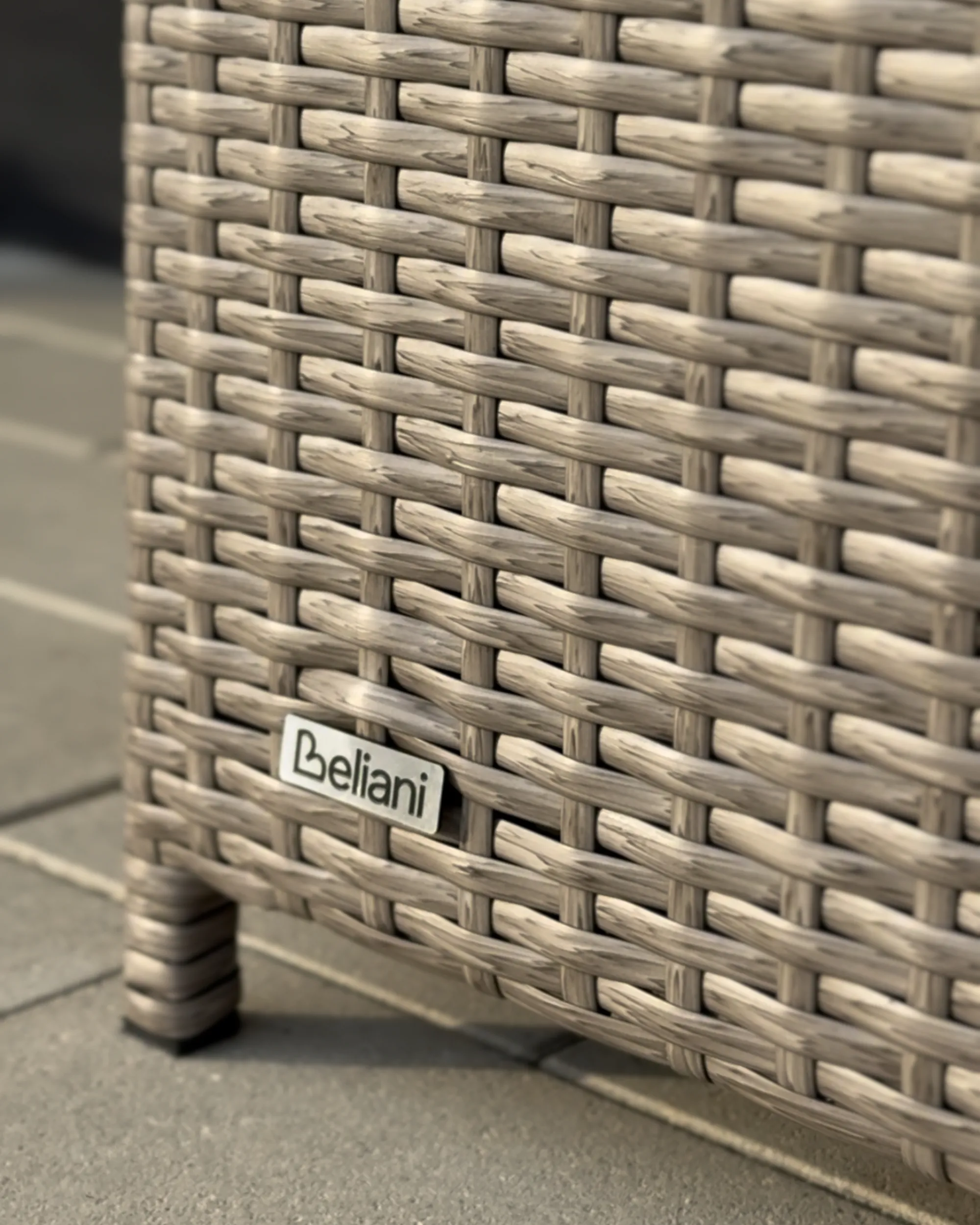 Kussenbox MODENA 126 cm 46 cm Taupe