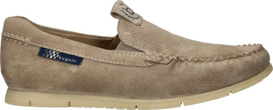 Bugatti Beige Loafers voor Mannen Beige Heren