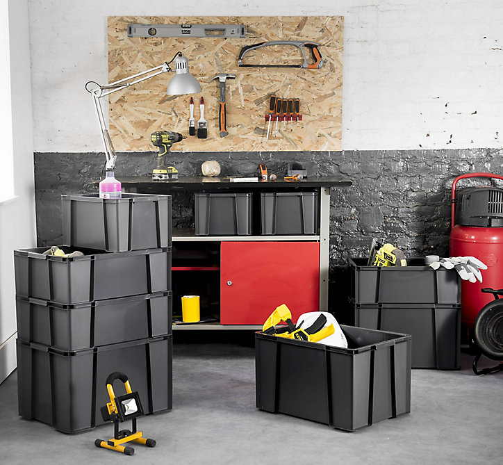 Boîte en plastique recyclé Sundis Master Box 27 L
