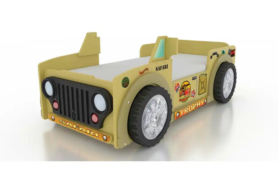Autobett Jeep Autobett Safari Gelb