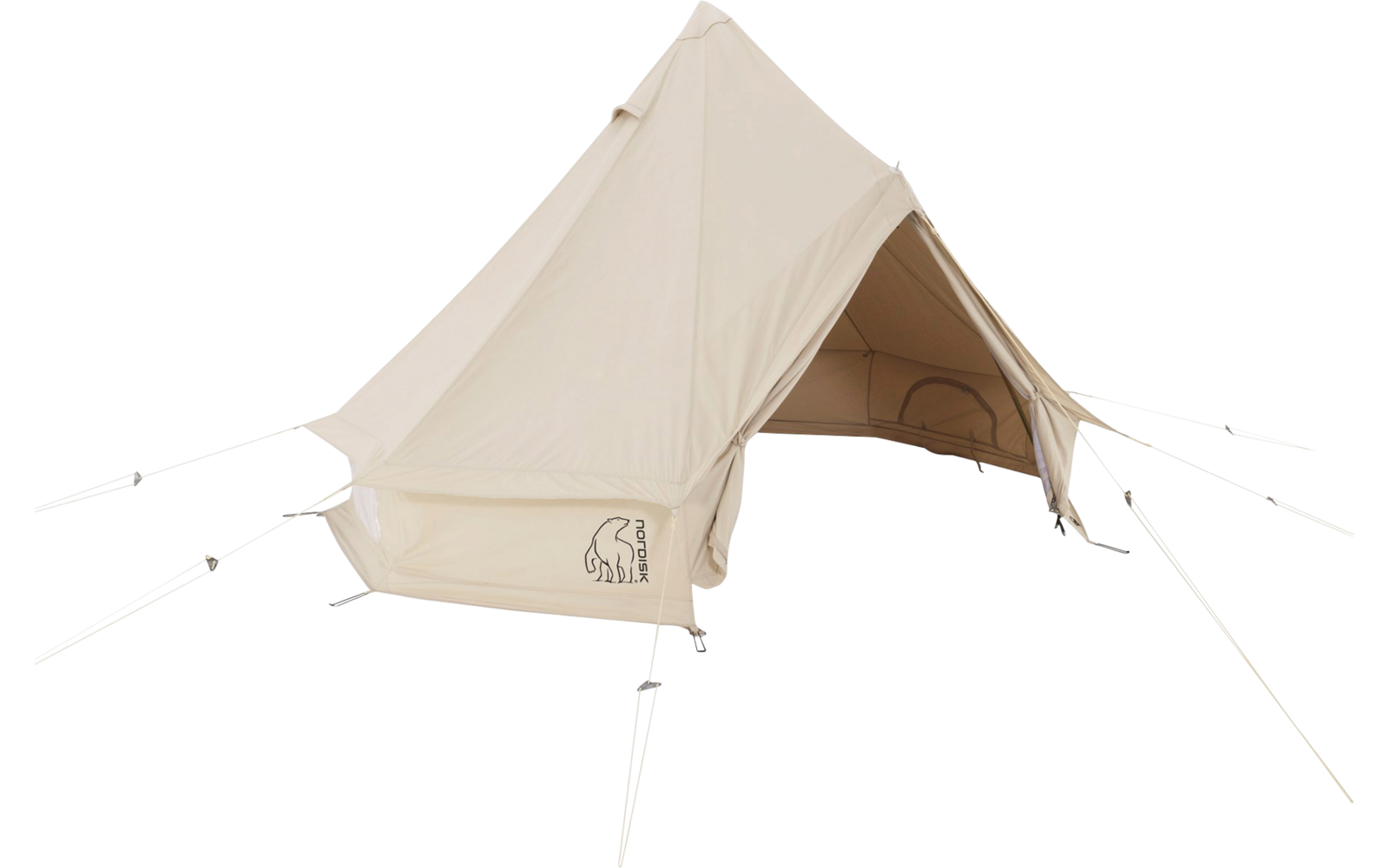 Nordisk Asgard 12.6 Baumwoll Glockenzelt für natural für 6 Personen