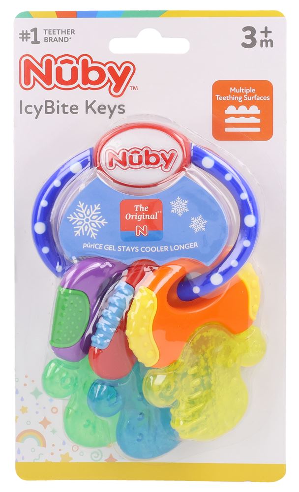 NUBY Beissring Schlüssel mit Eisgel 1 Stk
