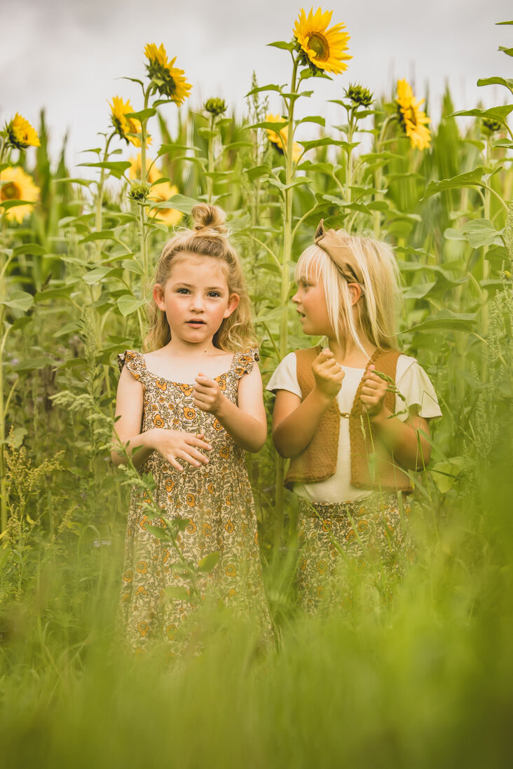 LOOXS Little multi looxs little maxi jurk 2411-7822