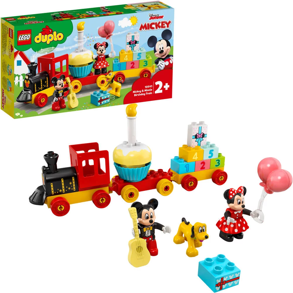 LEGO®DUPLO®DISNEY™ 10941 - MICKEY ET MINNIE LE TRAIN D'ANNIVERSAIRE