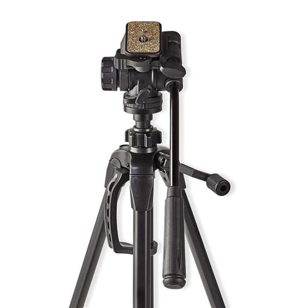 Nedis Stativ | Maksimal lastekapasitet: 3.0 kg | Minimum arbeidshøyde: 60.0 cm | Maksimal arbeidshøyde: 165.0 cm | 3 Segmenter | Pan & Tilt | Reiseves