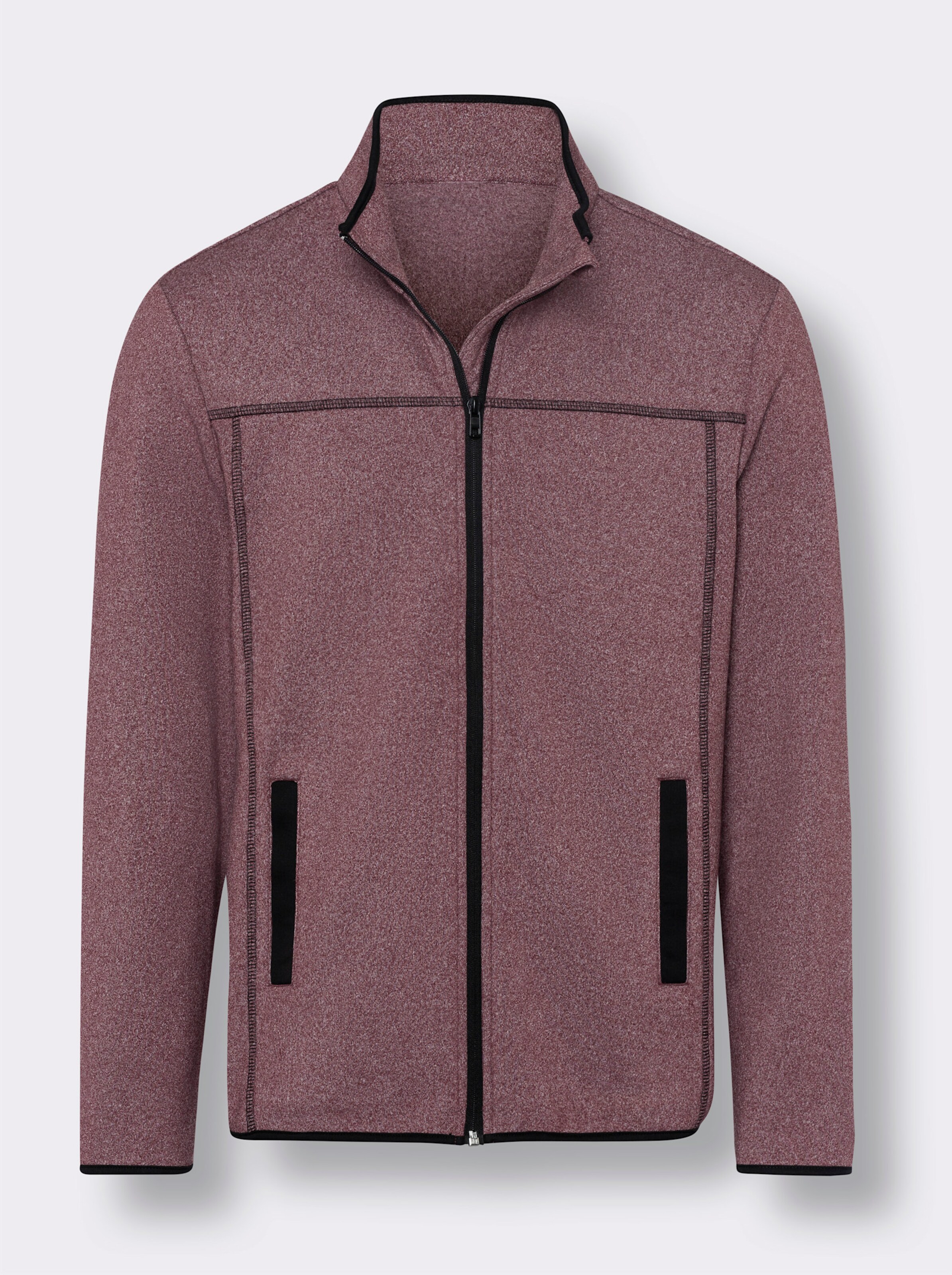 Strickfleece-Jacke