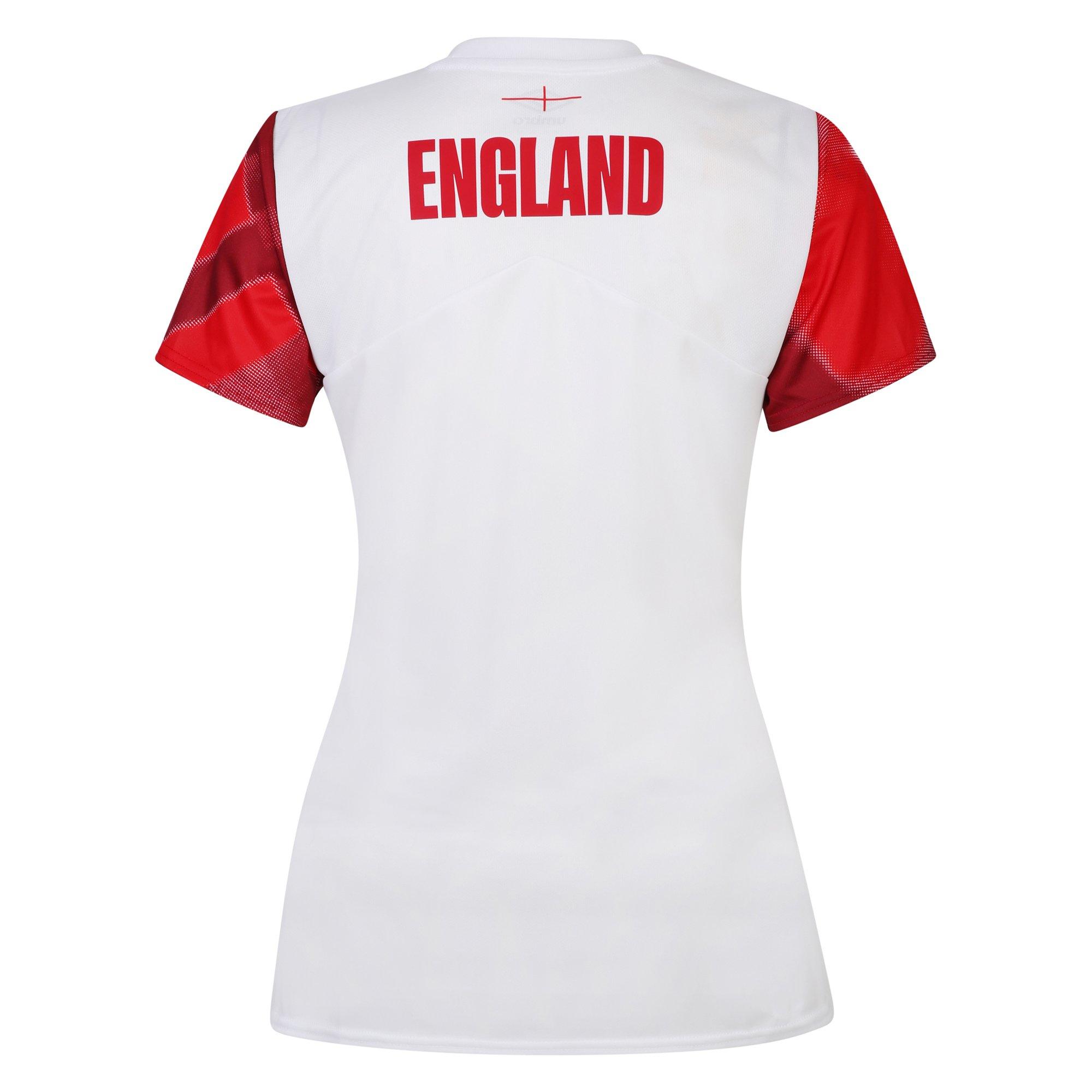 Umbro England Rugby Warm Up Shirt 2022 Womens