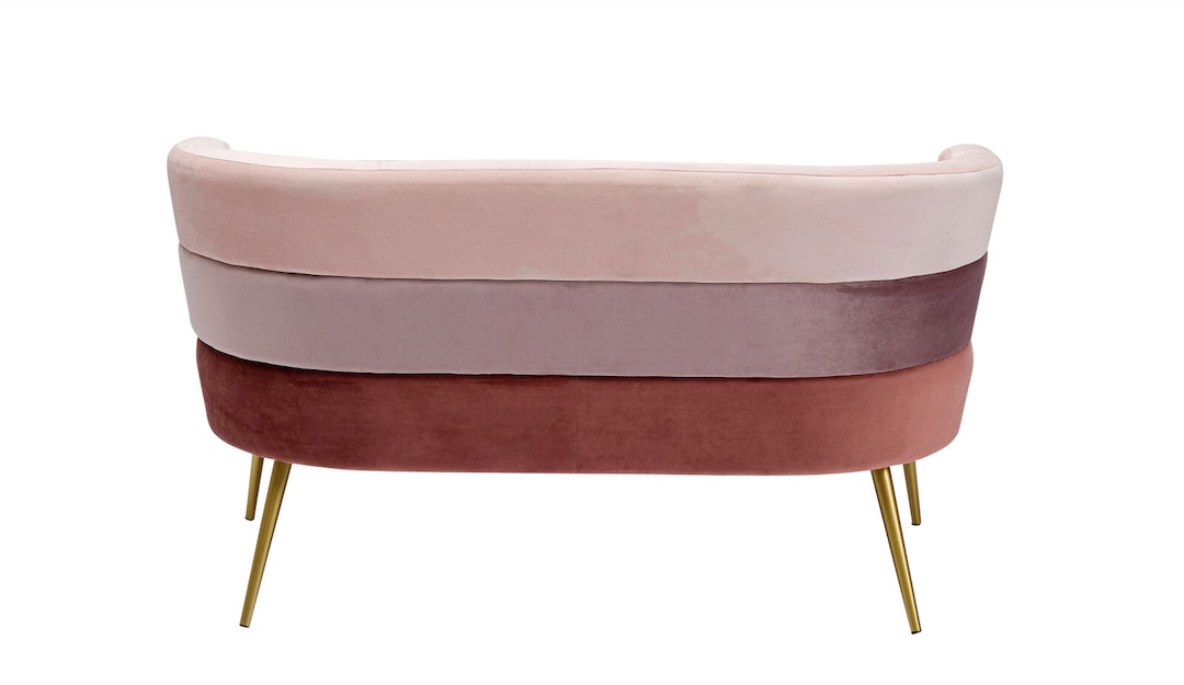 KARE DESIGN Sofa SANDWICH 125 x 64 cm rosa