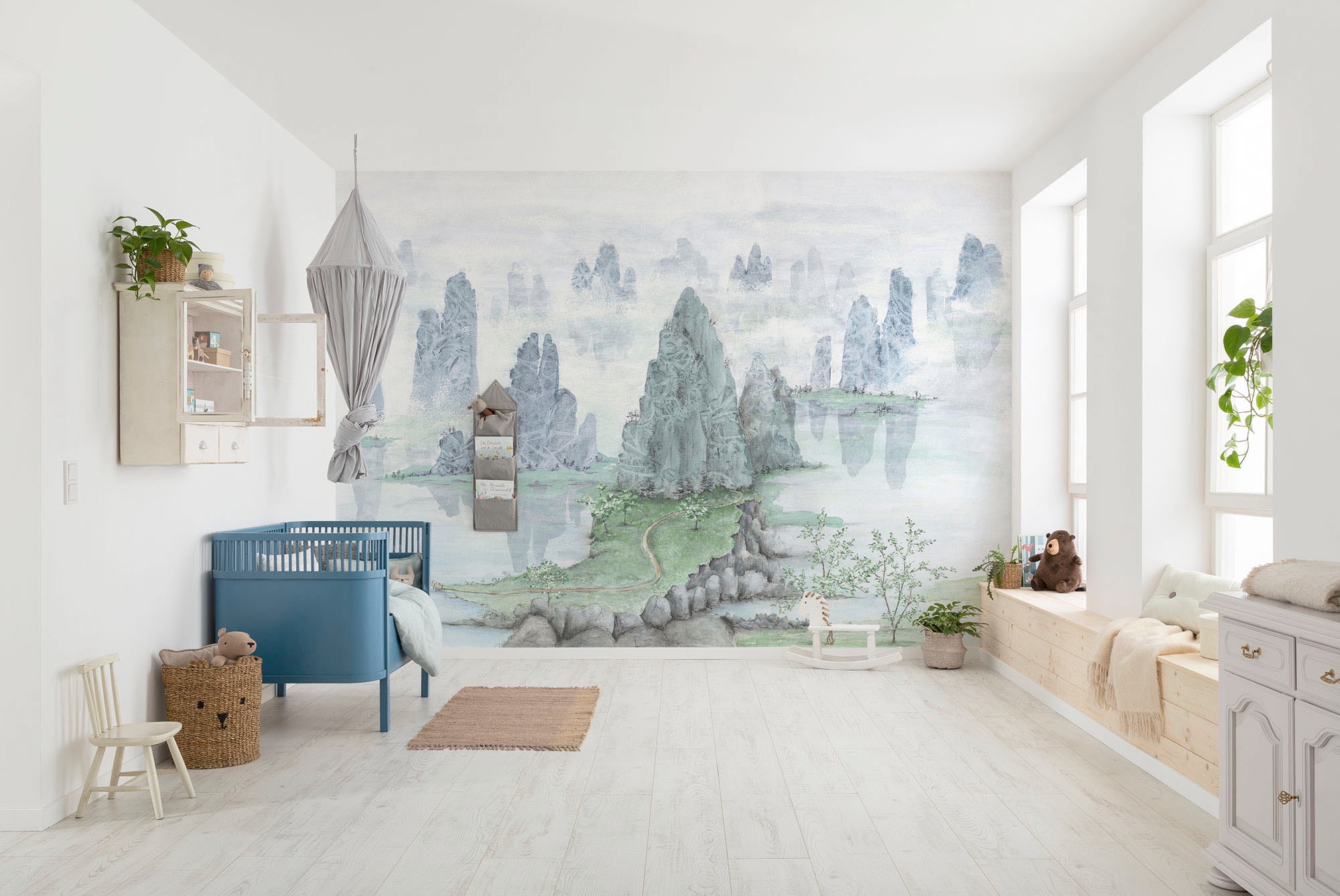 Komar Fototapete »Digitaldruck Vlies -  Fairyland - Grösse 350 x 250 cm« bedruckt glatt Wohnzimmer, Schlafzimmer
