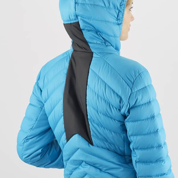 Doudoune ski SALOMON TRANSITION DOWN HOODIE W BARRIER REEF
