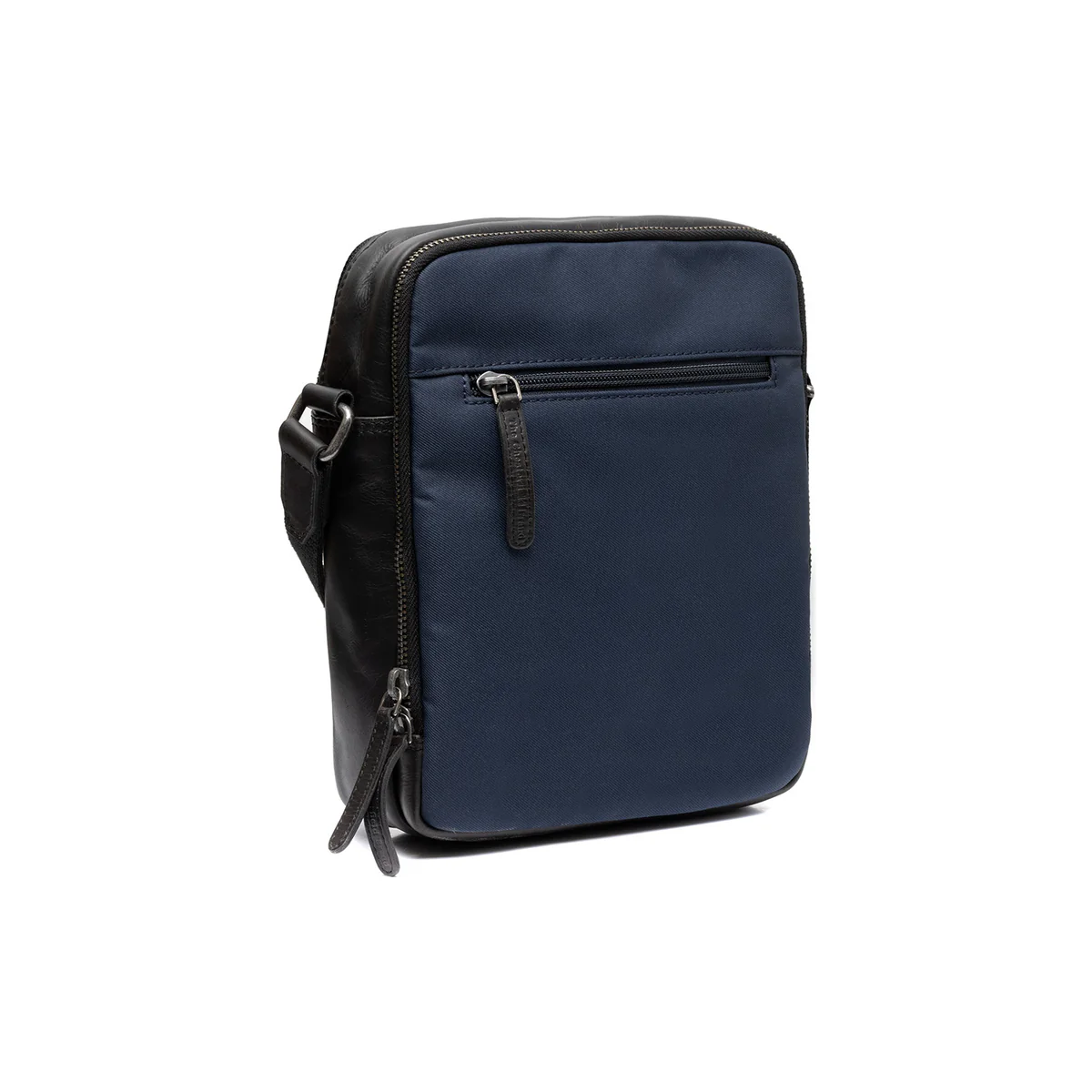 The Chesterfield Brand Nylon Wax Pull Up Arendal Schoudertas Navy