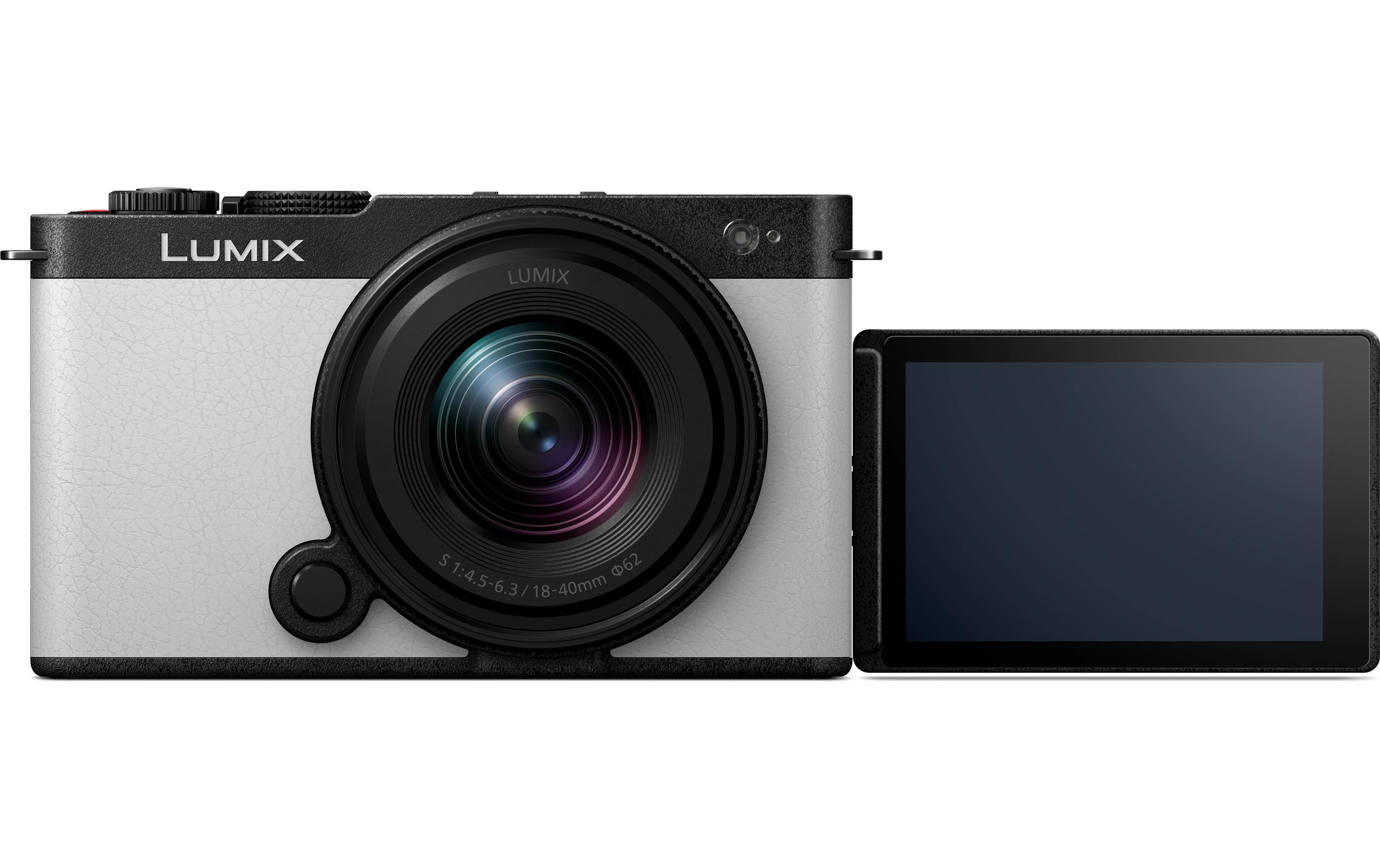 Fotokamera Lumix S9 Weiss Kit Lumix S 18-40 mm F/4.5-6.3<br>Kompakte Open-Gate spiegellose Vollformatkamera inklusive Objektiv