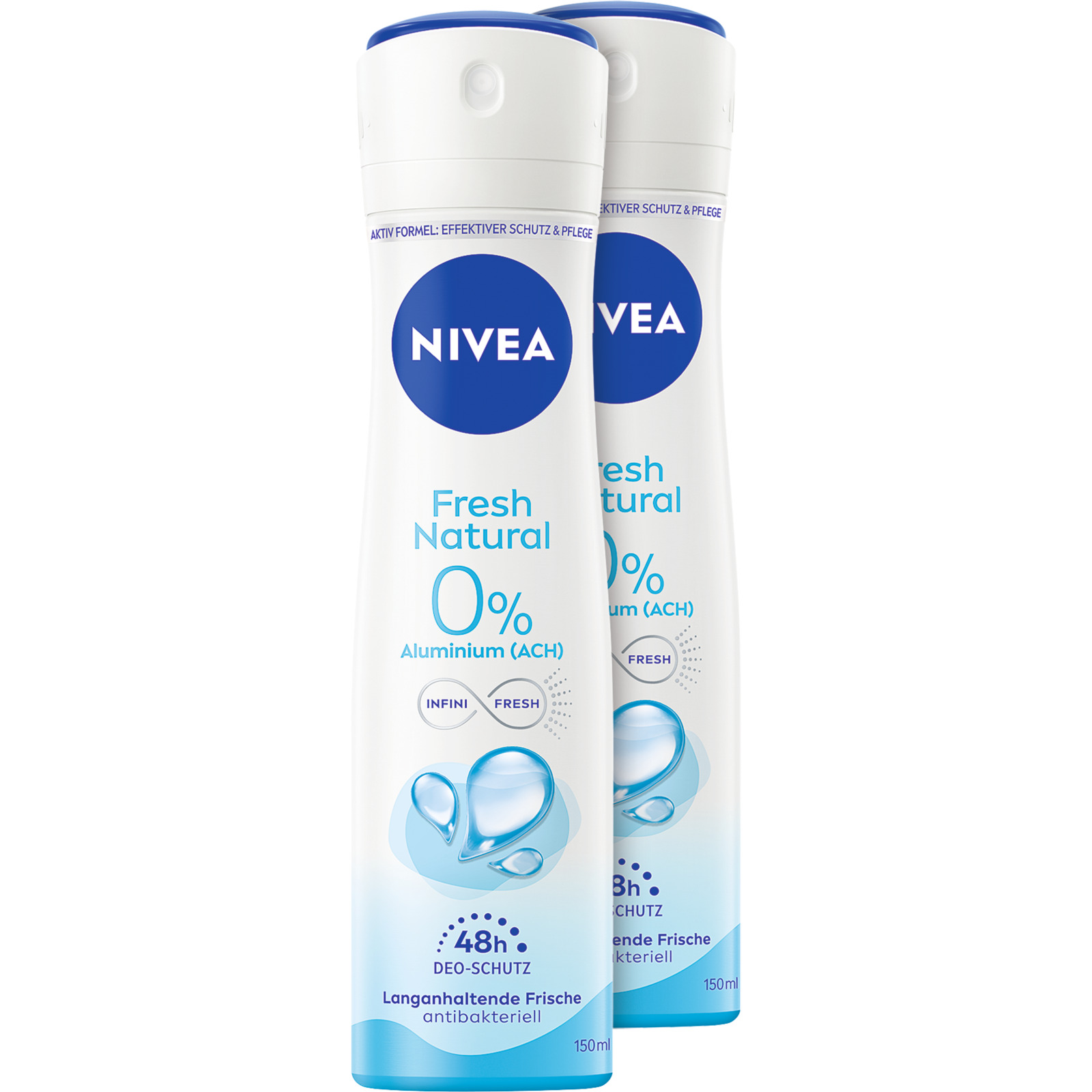 Nivea Aero Fresh Natural 2x150ml